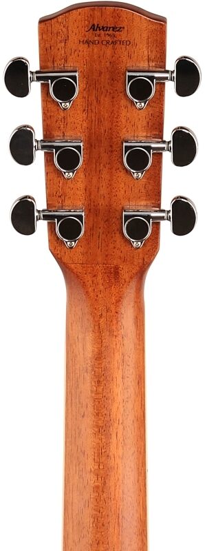 Alvarez ABT60E Baritone Acoustic-Electric Guitar, Natural, Headstock Straight Back