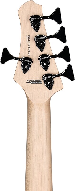 MTD Kingston Z5MP Electric Bass, 5-String (with Maple Fingerboard), Natural Gloss, Headstock Straight Back