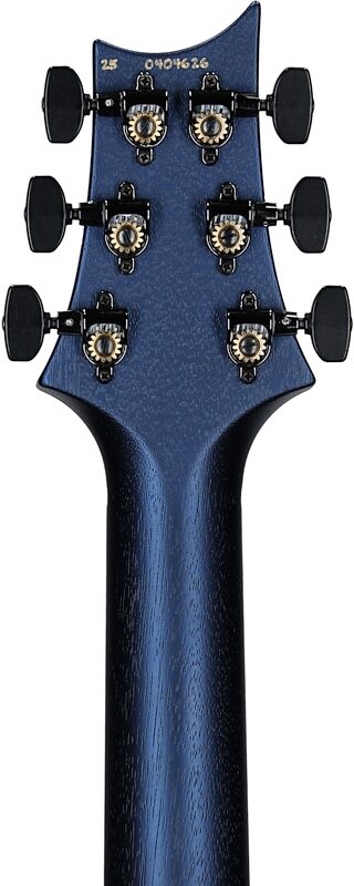 PRS Paul Reed Smith Satin Standard 24 Electric Guitar (with Case), Pearl Black, Headstock Straight Back
