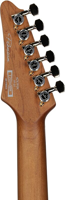 Ibanez AZ47P2K Premium Electric Guitar (with Gig Bag), Dragon Eye Burst, Headstock Straight Back