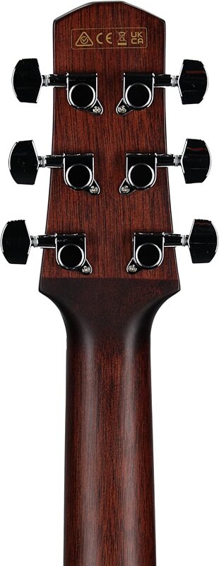 Ibanez AAD170LCE Advanced Acoustic Acoustic-Electric Guitar, Left-Handed, Natural Lo-Gloss, Headstock Straight Back