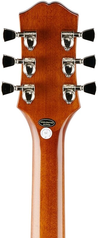 Epiphone Les Paul Modern Figured Electric Guitar, Bourbon Burst, Headstock Straight Back
