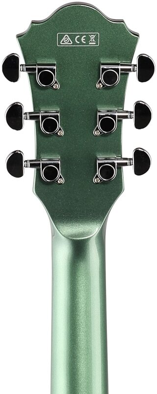Ibanez AS73 Artcore Semi-Hollow Electric Guitar, Olive Metallic, Headstock Straight Back