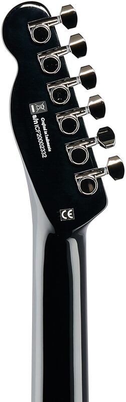 Fender Custom Telecaster FMT HH Electric Guitar, with Laurel Fingerboard, Black Cherry Burst, USED, Blemished, Headstock Straight Back