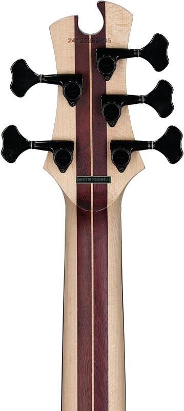 Tobias Killer B V Electric Bass, 5-String (with Gig Bag), White Pearl, Headstock Straight Back