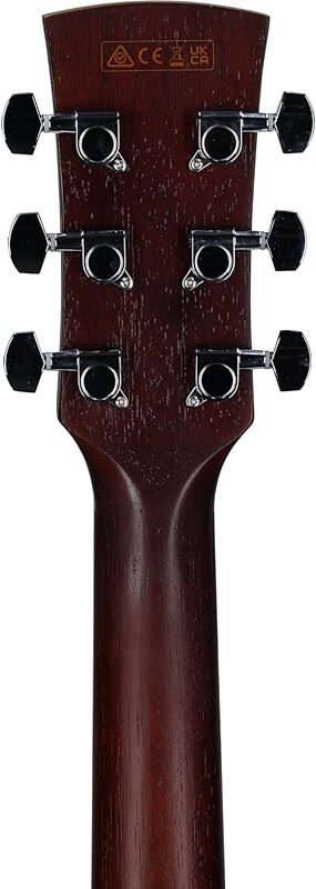 Ibanez PF54CE Acoustic-Electric Guitar, Weathered Black Open Pore, Headstock Straight Back