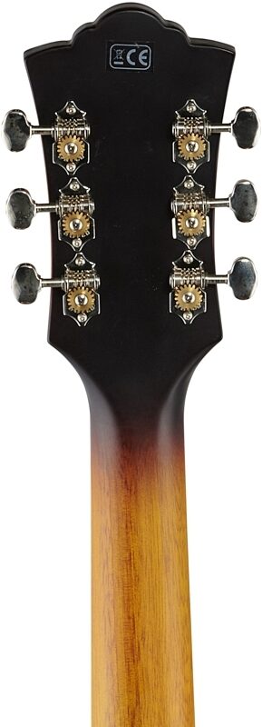 Guild F-250CE Jumbo Cutaway Acoustic-Electric Guitar, Flame Maple, Headstock Straight Back