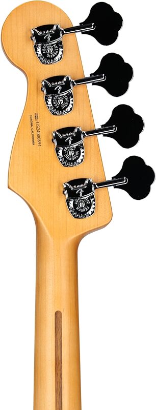 Fender American Ultra II Jazz Electric Bass, with Ebony Fingerboard (with Case), Ultraburst, Headstock Straight Back