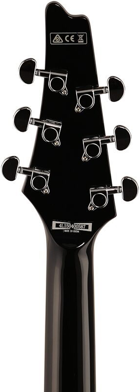 Ibanez Paul Stanley PS120 Electric Guitar, Black, Headstock Straight Back