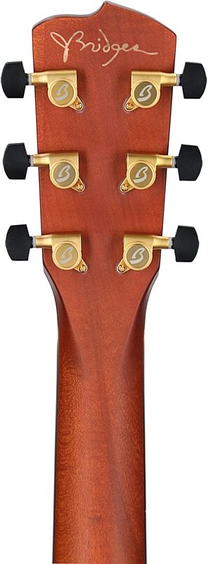 Breedlove Jeff Bridges Oregon Dreadnought Concerto CE Acoustic-Electric Guitar (with Gig Bag), Blemished, Headstock Straight Back