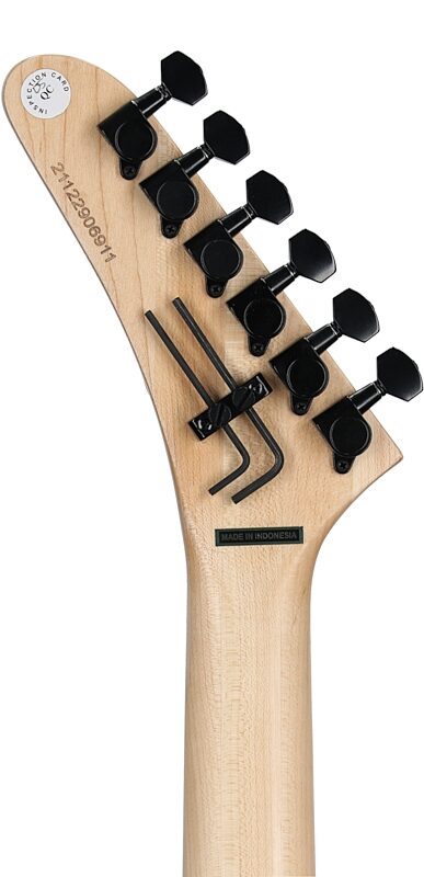 Kramer Baretta Original Series Electric Guitar, Ebony, Open Box (Very Good), Headstock Straight Back
