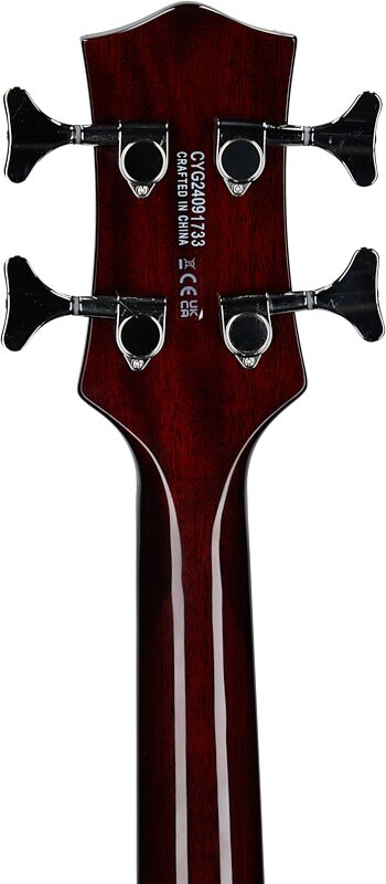 Gretsch Streamliner Jet Club Electric Bass, Walnut Stain, Headstock Straight Back