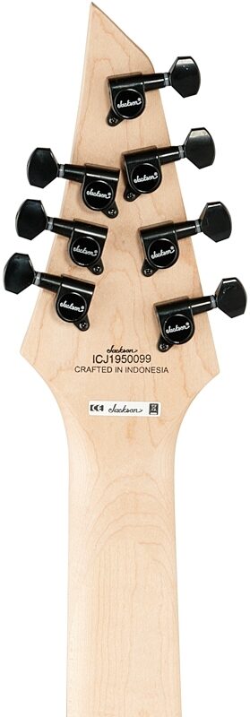 Jackson X Series Dinky DKAF7 MS Electric Guitar, 7-String, Black, Headstock Straight Back