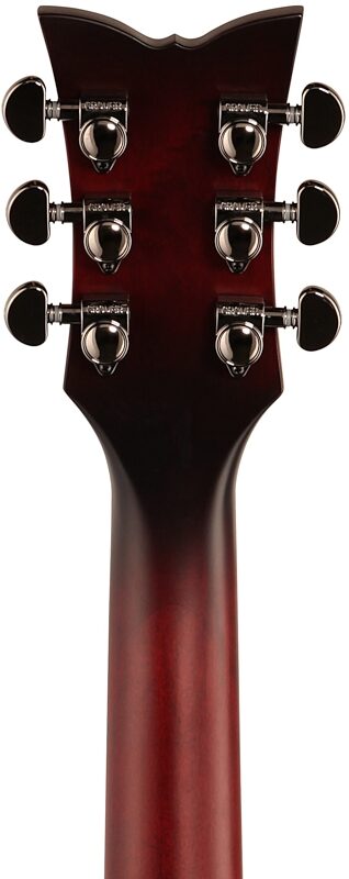 Schecter Orleans Stage Acoustic-Electric Guitar, Vampyre Red, Headstock Straight Back