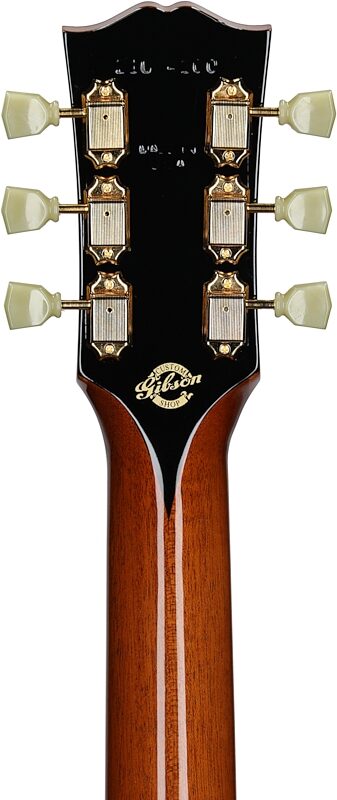 Gibson Limited Edition Custom Shop Rosanne Cash J-185 Jumbo Acoustic-Electric Guitar, (with Case), Heritage Cherry Sunburst, Headstock Straight Back