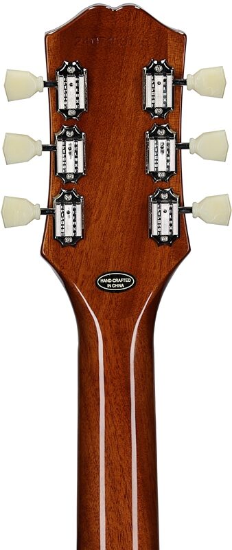 Epiphone Inspired by Gibson Les Paul Standard '50s Electric Guitar (with Gig Bag), Inverness Green, Headstock Straight Back