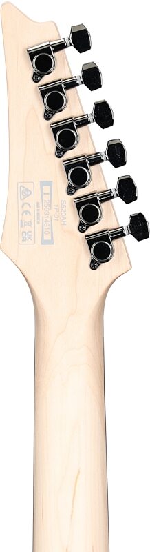 Ibanez S520AH Electric Guitar, Cosmic Blue Stained Flat, Headstock Straight Back