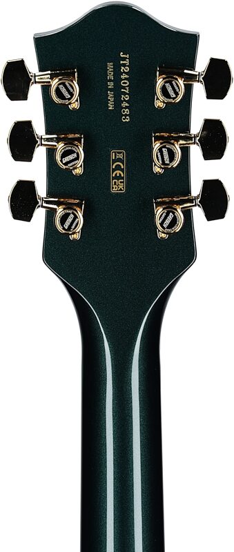 Gretsch Pro Collection Nashville Electric Guitar (with Case), Cadillac Green, Headstock Straight Back