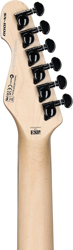 ESP LTD SN-1000 EverTune Electric Guitar, Koa Natural Satin, Headstock Straight Back