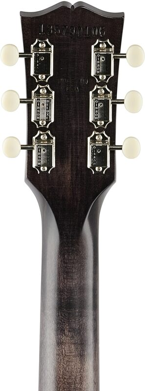 Gibson Les Paul Special Tribute Humbucker Electric Guitar (with Gig Bag), Ebony Vintage, Headstock Straight Back