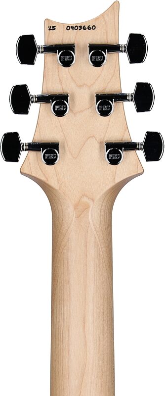PRS Paul Reed Smith CE 24-08 Black Limba Limited Edition Electric Guitar (with Gig Bag), Smokeburst, Headstock Straight Back