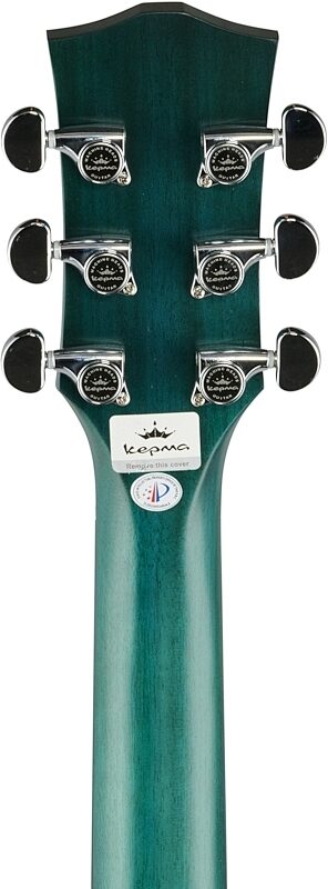 Kepma K3 D3-130 Cutaway Dreadnought Acoustic Guitar, Blue Matte, Headstock Straight Back