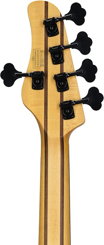 Schecter Michael Anthony MA-5 Electric Bass, 5-String, Gloss Natural, Headstock Straight Back