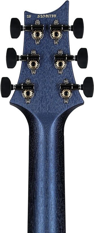 PRS Paul Reed Smith S2 Standard 22 Satin Electric Guitar, Metallic Midnight, Headstock Straight Back