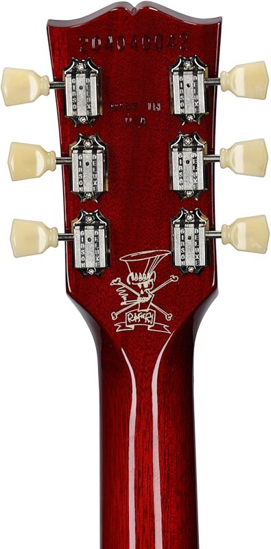 Gibson Signature Slash "Jessica" Les Paul Standard Electric Guitar (with Case), Honey Burst, Headstock Straight Back