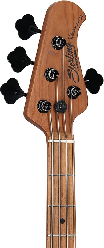 Sterling by Music Man Pete Wentz Signature StingRay Electric Bass, Fiesta Red, Headstock Straight Back