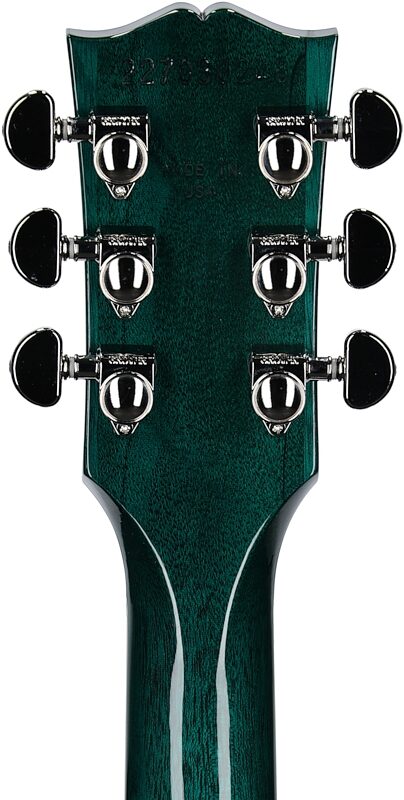 Gibson Exclusive Les Paul Standard 60s AAA Electric Guitar, Quilted Ocean Water, Headstock Straight Back