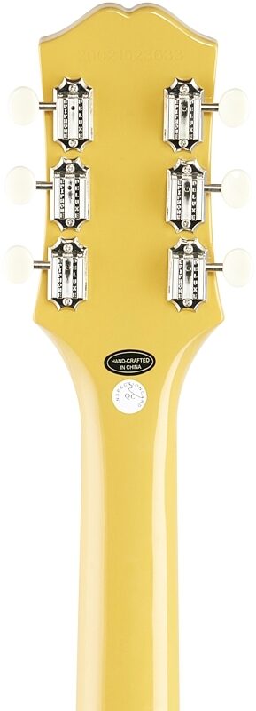Epiphone Les Paul Special Electric Guitar, TV Yellow, Headstock Straight Back