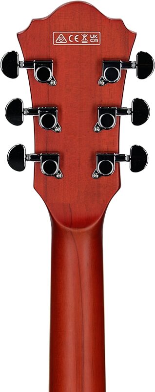 Ibanez AS73 Artcore Semi-Hollow Electric Guitar, Transparent Tangerine Flat, Headstock Straight Back