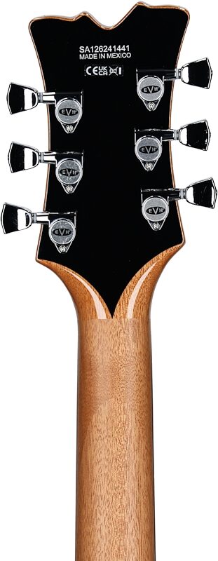 EVH Eddie Van Halen SA-126 Special Quilted Maple Electric Guitar (with Case), Transparent Purple, Open Box (Very Good), Headstock Straight Back