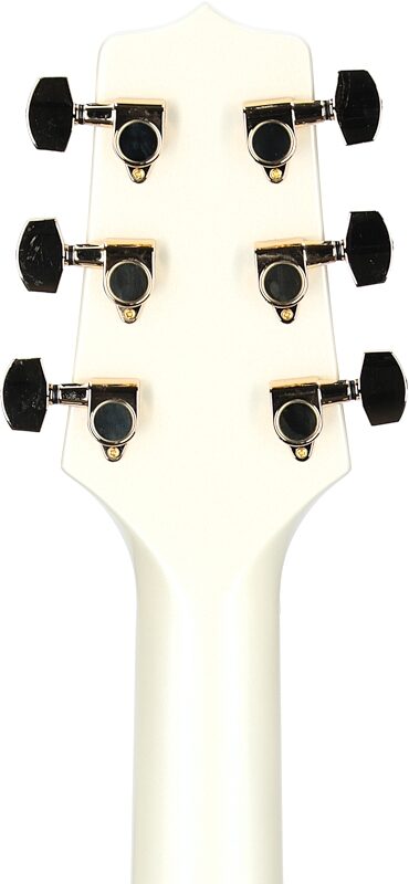 Takamine GD37CE Acoustic-Electric Guitar (with Gig Bag), Pearl White, Headstock Straight Back
