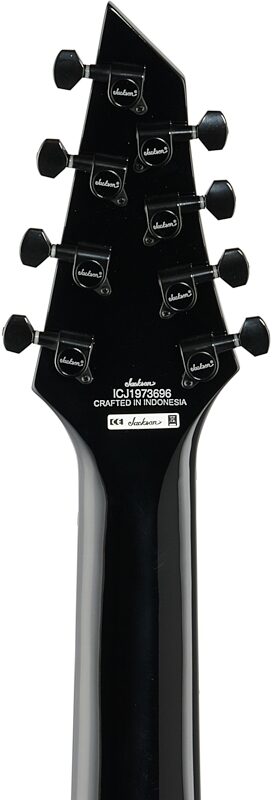 Jackson X Soloist Arch SLATX8Q Electric Guitar, Transparent Black, USED, Blemished, Headstock Straight Back