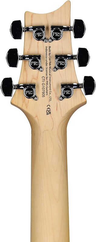 PRS Paul Reed Smith SE Swamp Ash Special Electric Guitar (with Gig Bag), Charcoal, Headstock Straight Back