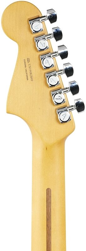 Fender American Ultra Jazzmaster Electric Guitar, Rosewood Fingerboard (with Case), Mocha Burst, Headstock Straight Back