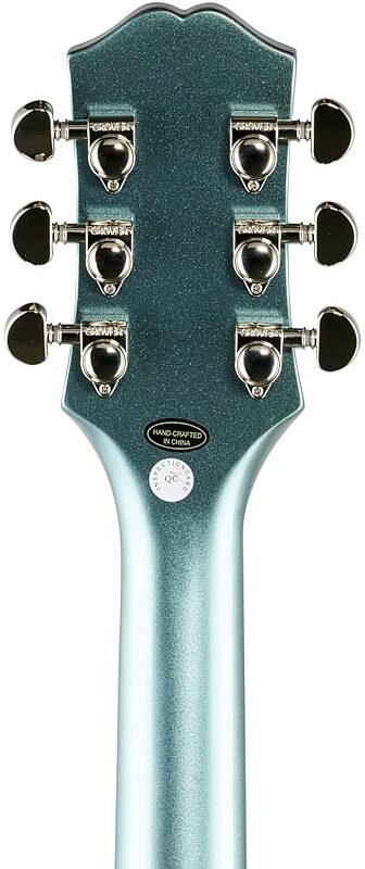 Epiphone ES-339 Semi-Hollowbody Electric Guitar, Pelham Blue, Headstock Straight Back