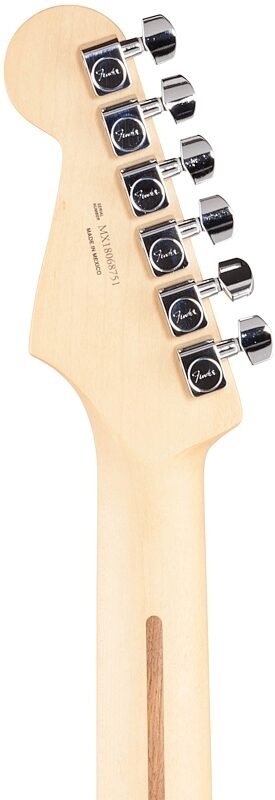 Fender Player Stratocaster Electric Guitar (Maple Fingerboard), Black, Headstock Straight Back