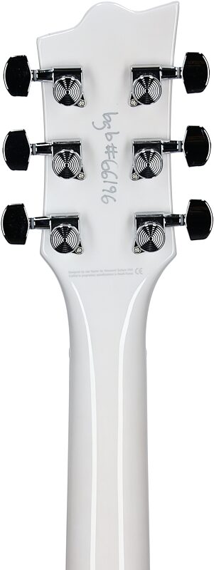 Reverend Sensei H90 Electric Guitar, Transparent White, Headstock Straight Back