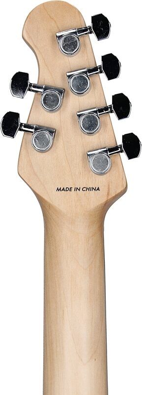 Sterling Intro Series Cutlass HSS Electric Guitar, Sunset Orange, Headstock Straight Back