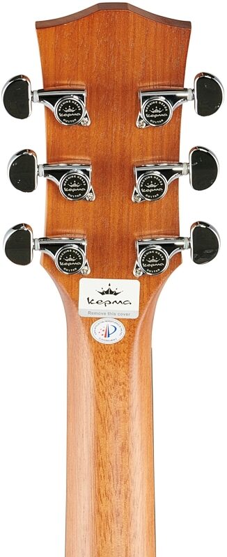 Kepma K3 Series GA3-130 Acoustic Guitar, Natural Matte, Headstock Straight Back