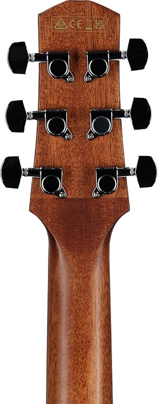 Ibanez AAD50CE Artwood Advanced Acoustic-Electric Guitar, Light Brown Sunburst, Headstock Straight Back