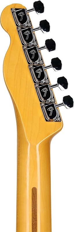 Fender American Vintage II 1972 Telecaster Thinline Electric Guitar, Maple Fingerboard (with Case), Natural, Headstock Straight Back