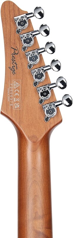 Ibanez AZ2204N Prestige Electric Guitar (with Case), Ivy Green Metallic, Headstock Straight Back