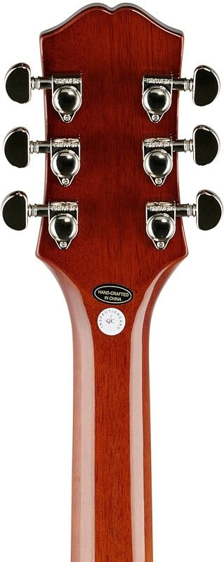 Epiphone ES-339 Semi-Hollowbody Electric Guitar, Vintage Sunburst, Headstock Straight Back