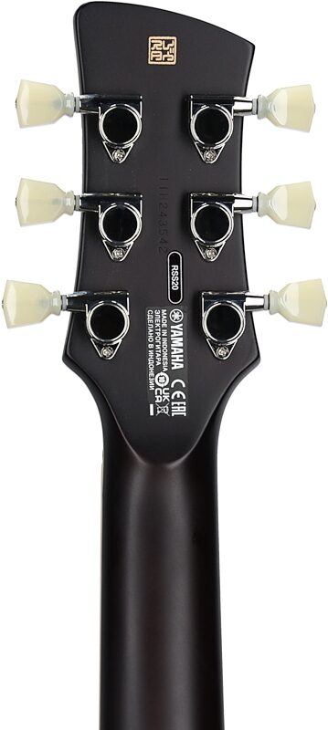 Yamaha Revstar Standard RSS20 Electric Guitar (with Gig Bag), Vintage White, Headstock Straight Back