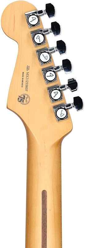 Fender Player Plus Stratocaster HSS Electric Guitar, Pau Ferro Fingerboard (with Gig Bag), Belair Blue, Headstock Straight Back