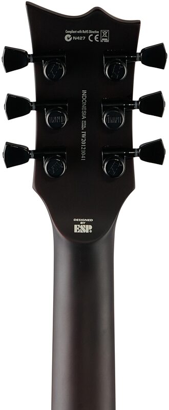ESP LTD EC-1000T CTM Traditional Series Electric Guitar, Tobacco Sunburst, Headstock Straight Back